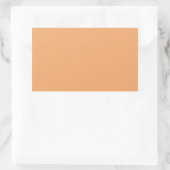 Autocollant Rectangle orange pastel (Sac)