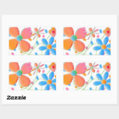 Autocollant rectangulaire (Feuille)