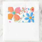 Autocollant rectangulaire (Sac)