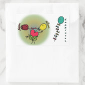 Autocollant rectangulaire (Sac)