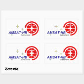 Autocollant rectangulaire (Feuille)