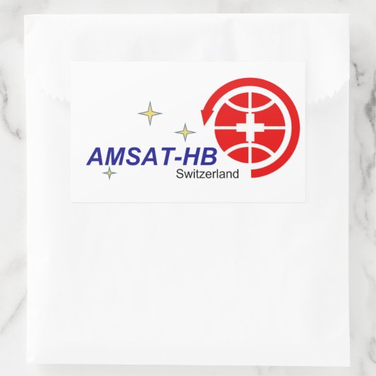 Autocollant rectangulaire (Sac)