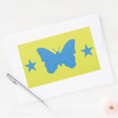 Autocollant rectangulaire avec le drapeau de Bady (Enveloppe)