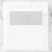 Autocollant rectangulaire avec votre image (Sac)