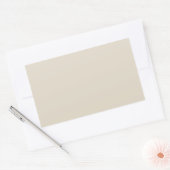Autocollant rectangulaire blanc os (Enveloppe)