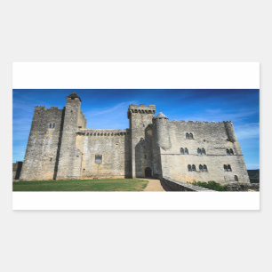 Autocollant rectangulaire de château de Chateau d