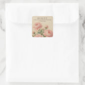 Autocollant rectangulaire de citation de beauté de (Sac)