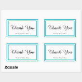 Autocollant rectangulaire - Double garniture sarce (Feuille)