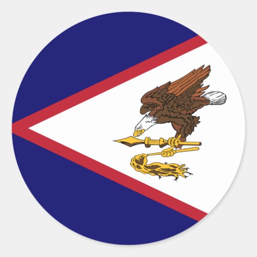 Autocollant rectangulaire du drapeau patriotique d (Devant)