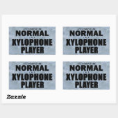 Autocollant rectangulaire du lecteur de Xylophone  (Feuille)