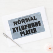 Autocollant rectangulaire du lecteur de Xylophone  (Enveloppe)
