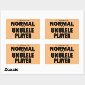 Autocollant rectangulaire du lecteur Ukulele norma (Feuille)