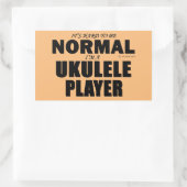 Autocollant rectangulaire du lecteur Ukulele norma (Sac)
