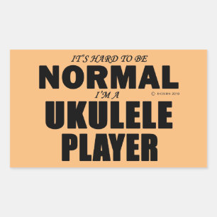 Autocollant rectangulaire du lecteur Ukulele norma