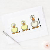 Autocollant rectangulaire DuckDuckGoose (Enveloppe)