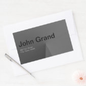 Autocollant rectangulaire Étiquette de adresse mod (Enveloppe)