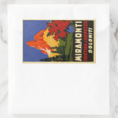 Autocollant rectangulaire Miramonti Dolomiti (Sac)