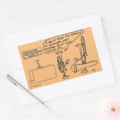 Autocollant rectangulaire Trombone (Enveloppe)
