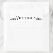 Autocollant rectangulaire Victrola (Sac)