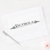 Autocollant rectangulaire Victrola (Enveloppe)