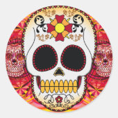 Autocollant Red Calaveras (Devant)