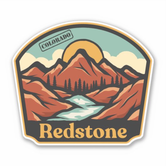 Autocollant Redstone, Colorado (Devant)