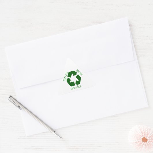 Autocollant - réduisez la réutilisation, (Enveloppe)