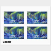 Autocollant Réflexions glaciaires de l'Alaska (Feuille)