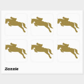 Autocollant Reiten Or (Feuille)