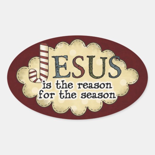 Autocollant religieux de Noël (Devant)