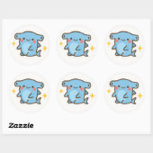 Autocollant requin marteau Kawaii (Feuille)