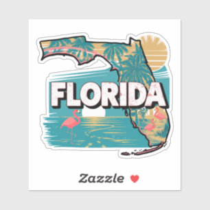 Autocollant Rétro Florida State
