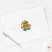 Autocollant Rétro « Good Vibes Only » (Enveloppe)