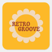 Autocollant Retro Groove (Devant)