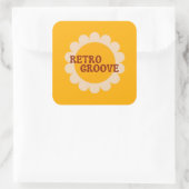 Autocollant Retro Groove (Sac)