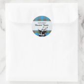 autocollant Retro Plaid "From the Kitchen" (Sac)