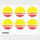 Autocollant Retro San Diego (Feuille)