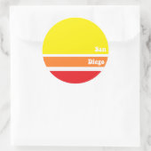 Autocollant Retro San Diego (Sac)