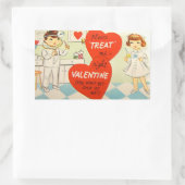 Autocollant Retro Vintage Doctor Nurse Valentine (Sac)