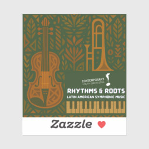 Autocollant Rhythms & Roots