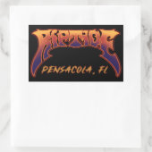 Autocollant RIPTIDE Pensacola, FL Logo (Sac)