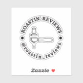 Autocollant Roastin Reviews (Feuille)