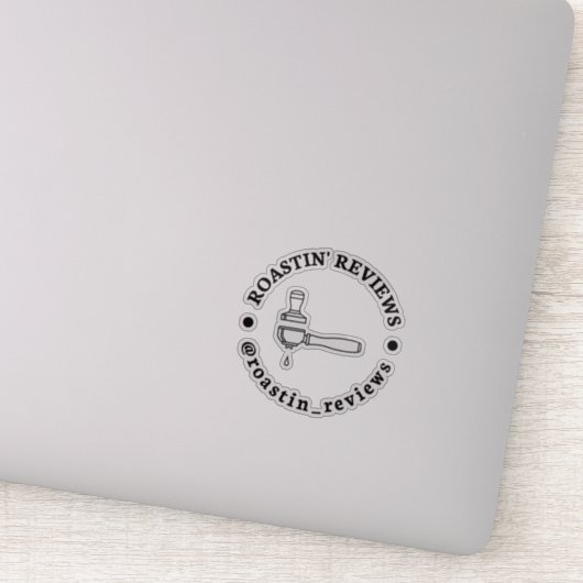 Autocollant Roastin Reviews (Détail)
