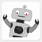 autocollant robot robot (Devant)