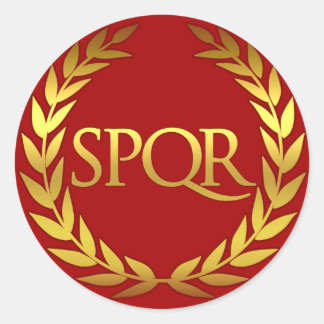 Autocollant romain SPQR