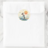 Autocollant Romance au coucher du soleil (Sac)