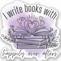 Autocollant Romance Author