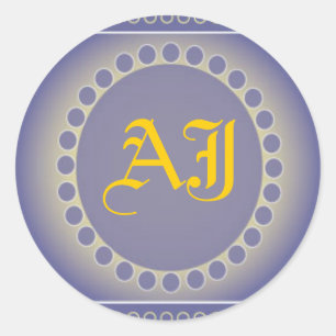 Autocollant rond