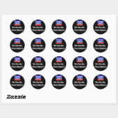 autocollant rond (Feuille)
