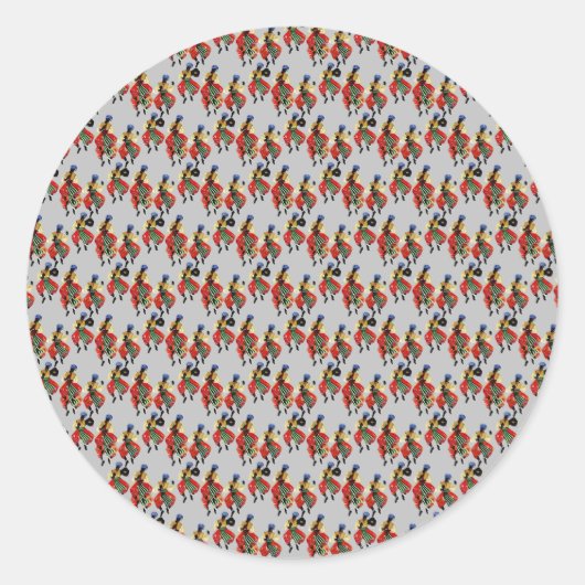 Autocollant rond  (Devant)